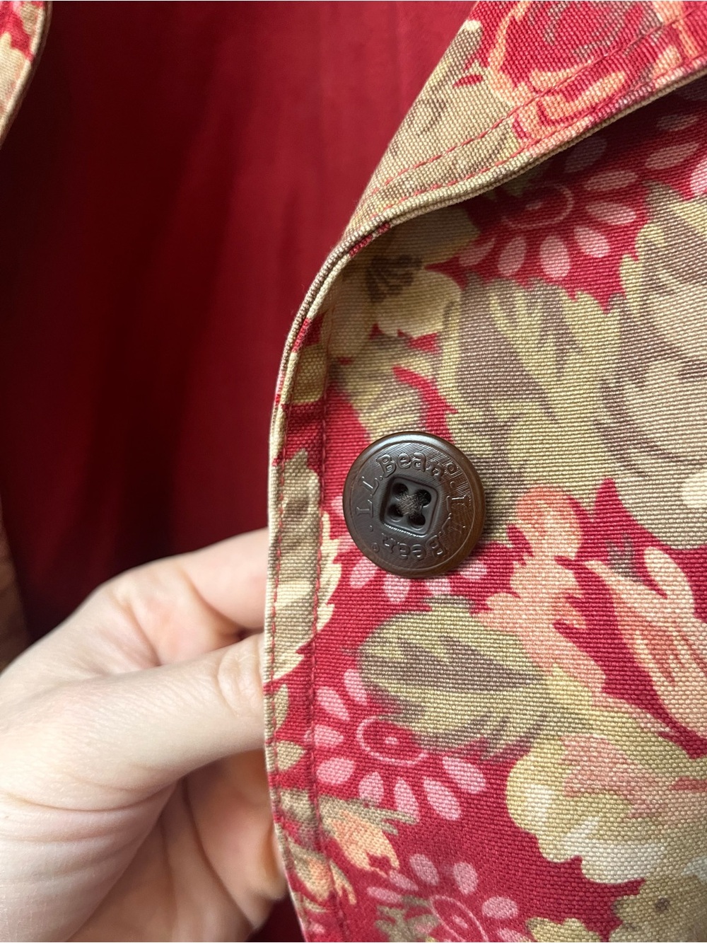 LL Bean Cotton Chore Coat - Picture 6 of 6
